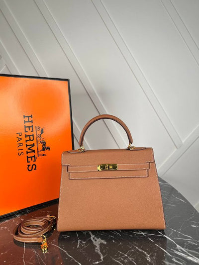 HERMES-Hermes Kelly Bag 28 Cm   27x20  Cm