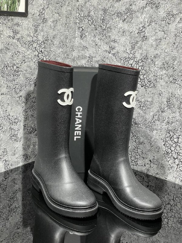 CHANEL-Chanel  Rain-Boots