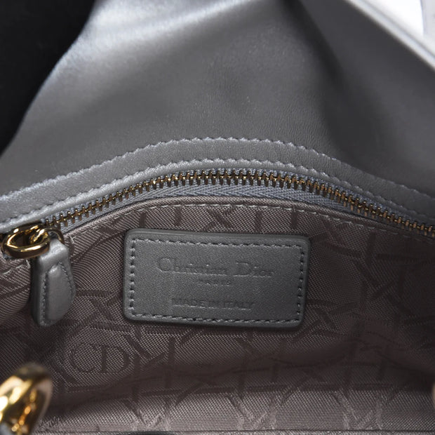 DIOR LAMBSKIN BAG GREY