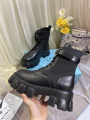 Prada Black Leather Boots